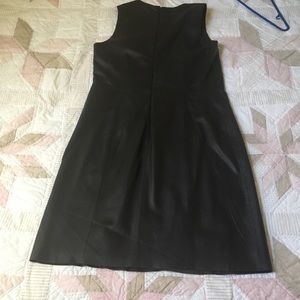 Banana Republic Black 100% genuine leather dress.